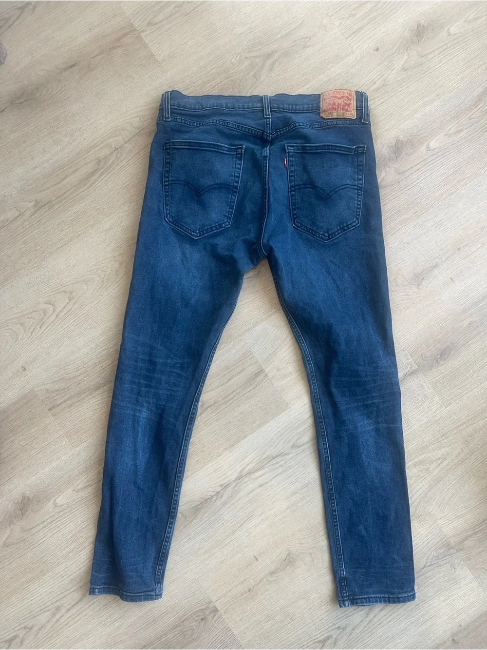 Levi's Men's Navy Slim Straight Jeans